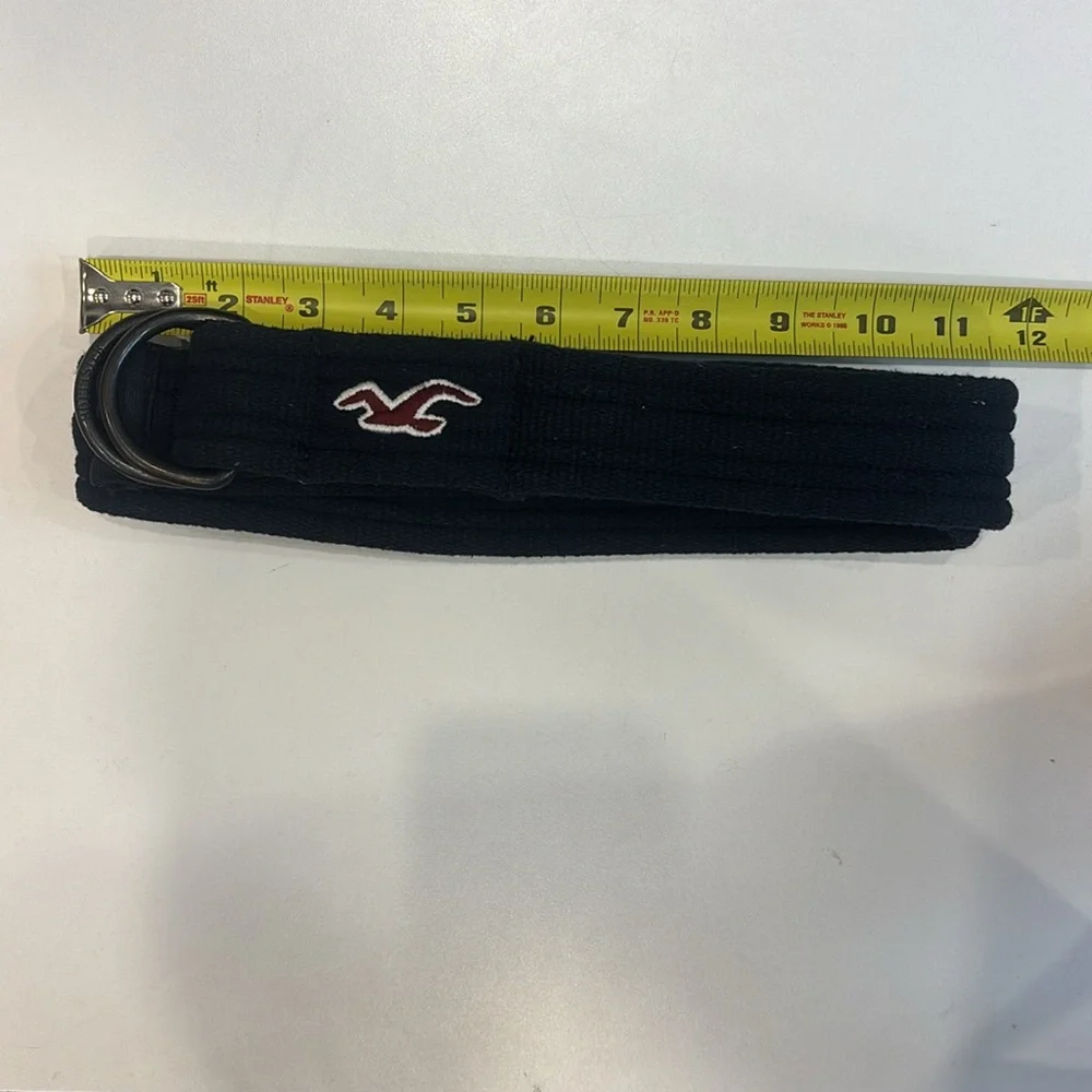 Hollister Navy Belt with Embroidered Logo size 33